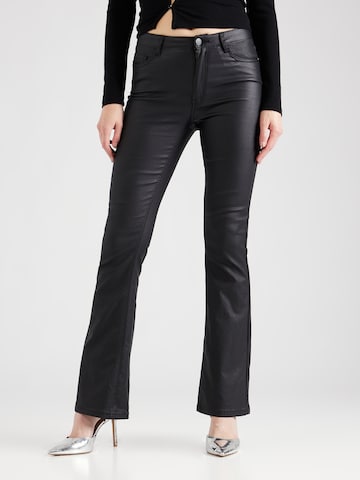 OBJECT Flared Jeans 'NAIA BELLE' i svart: framsida