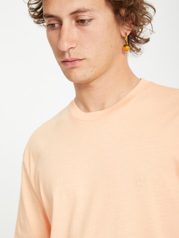 Volcom T-Shirt 'Solid Stone' in Orange