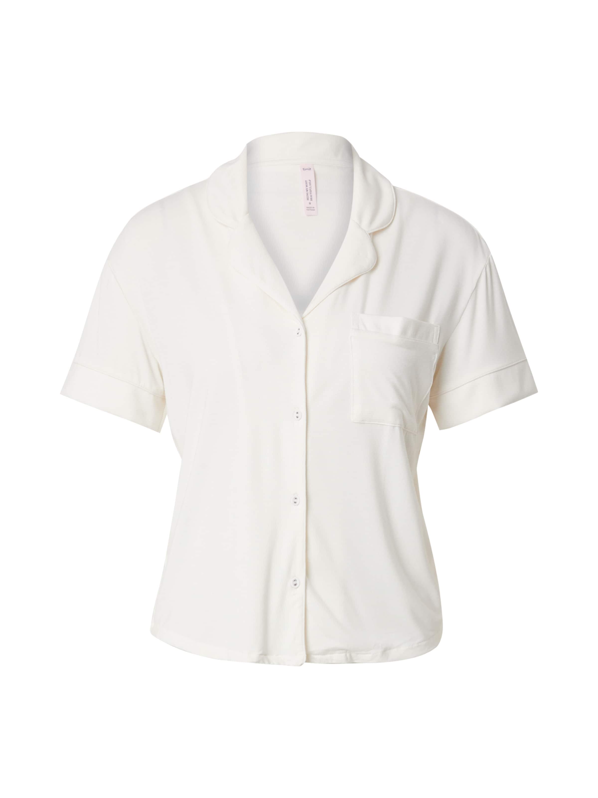 Hunkemöller Hálóingek 'Essential' - fehér: elől