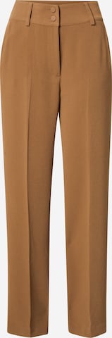 Wide Leg Pantalon à plis 'New Ilsa' minus en marron : devant