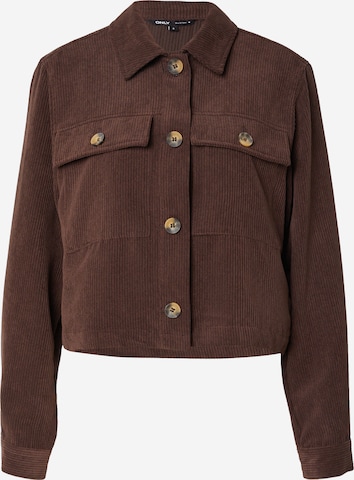 Veste mi-saison 'ONLZAHARA' ONLY en marron : devant