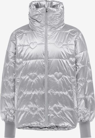 MYMO - Chaqueta de entretiempo en plata: frente