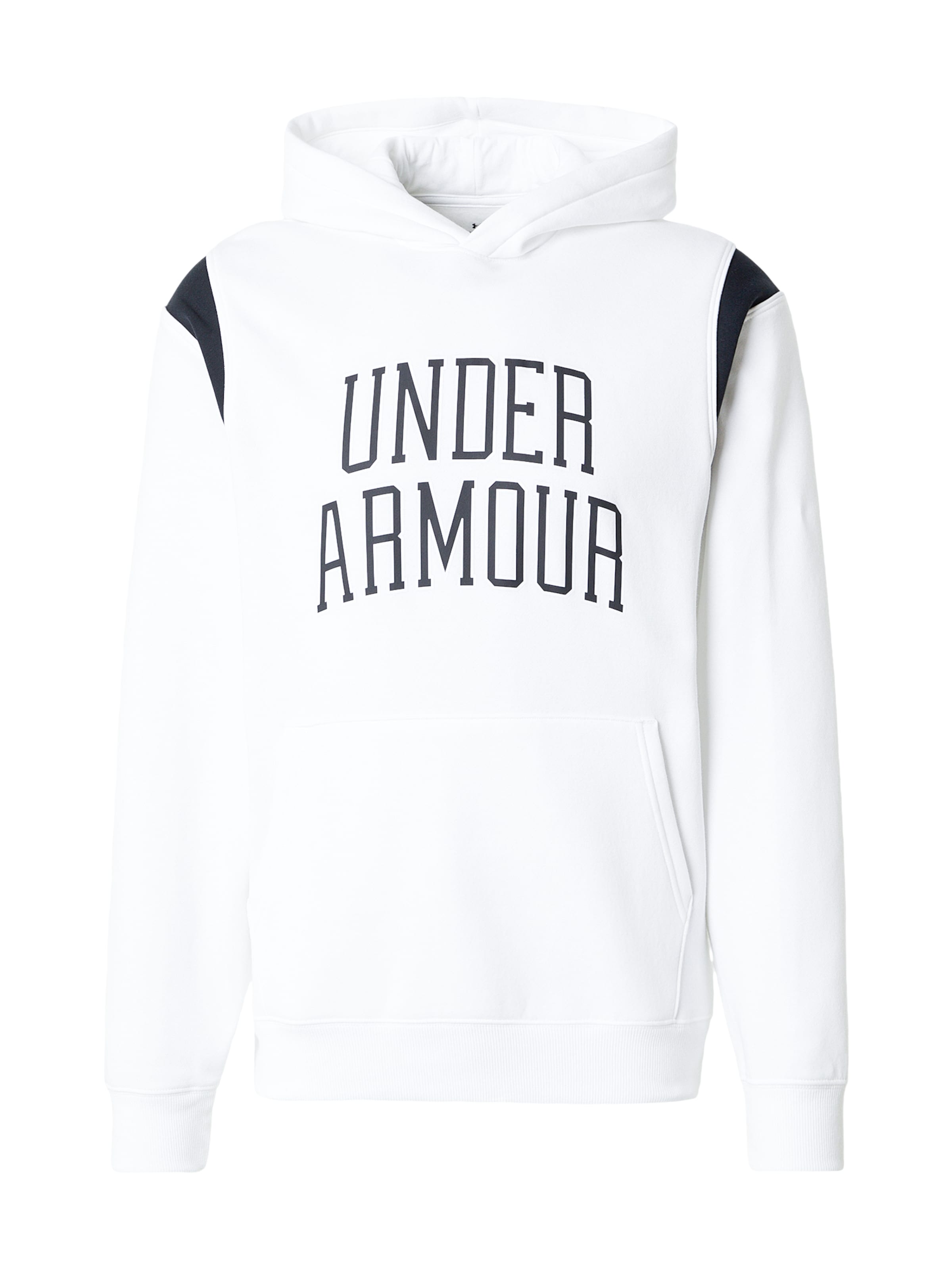 UNDER ARMOUR - Camiseta deportiva en blanco: frente