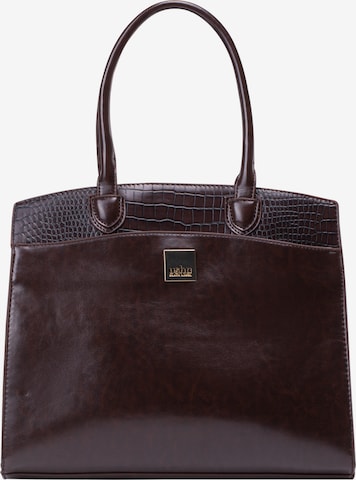 usha BLACK LABEL Handtas in Bruin: voorkant