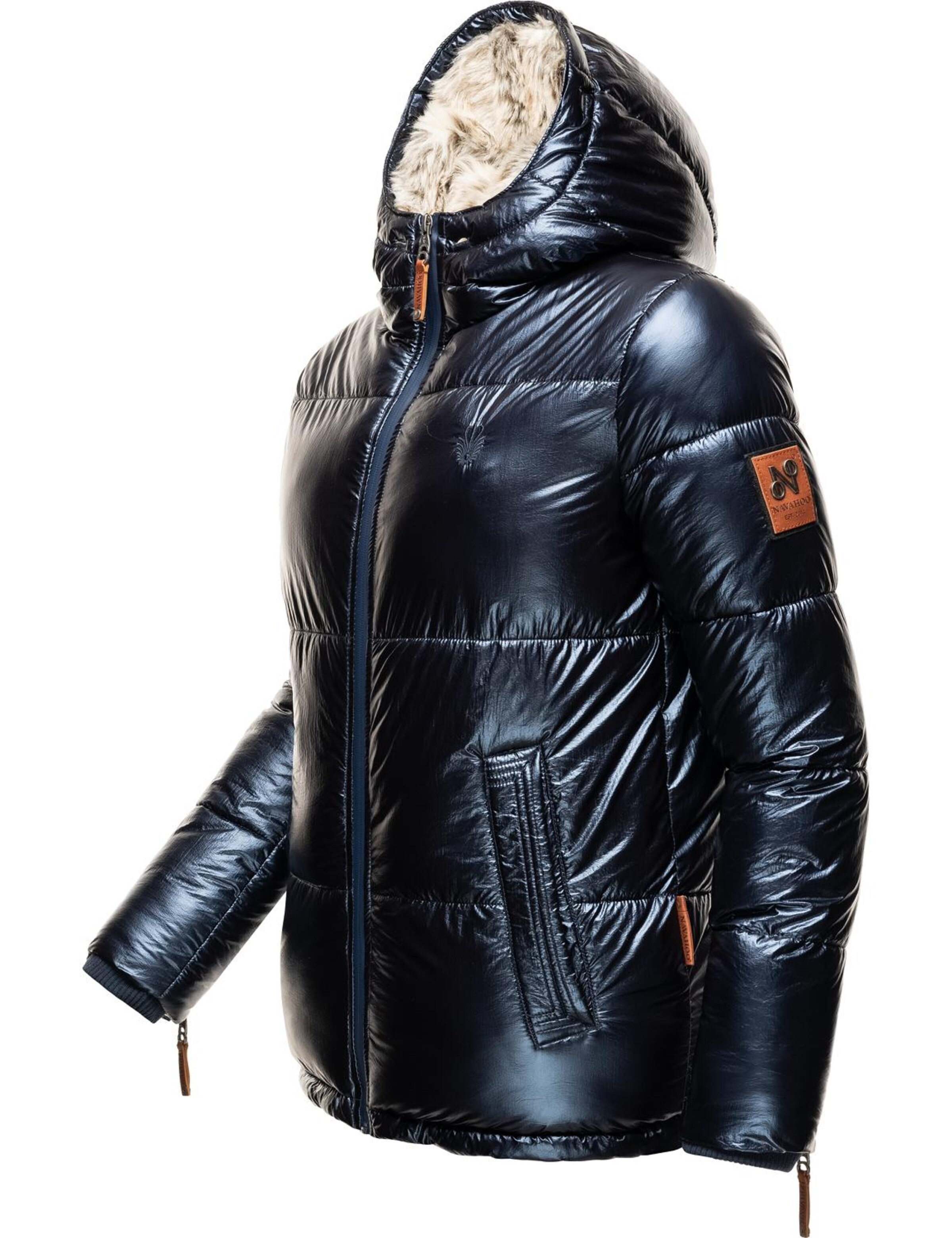 NAVAHOO Zimná bunda 'Tikunaa' - Modrá