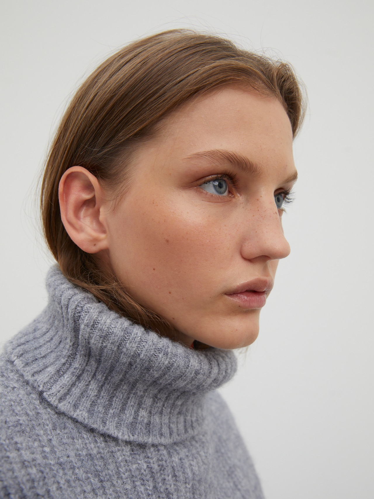 EDITED Trui 'Annabelle' Grijs gemêleerd