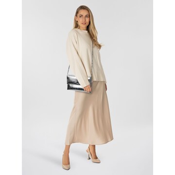 Pochette PATRIZIA PEPE en argent : devant