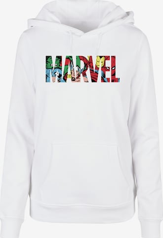 F4NT4STIC Sweatshirt ' Marvel Avengers ' in Wit: voorkant