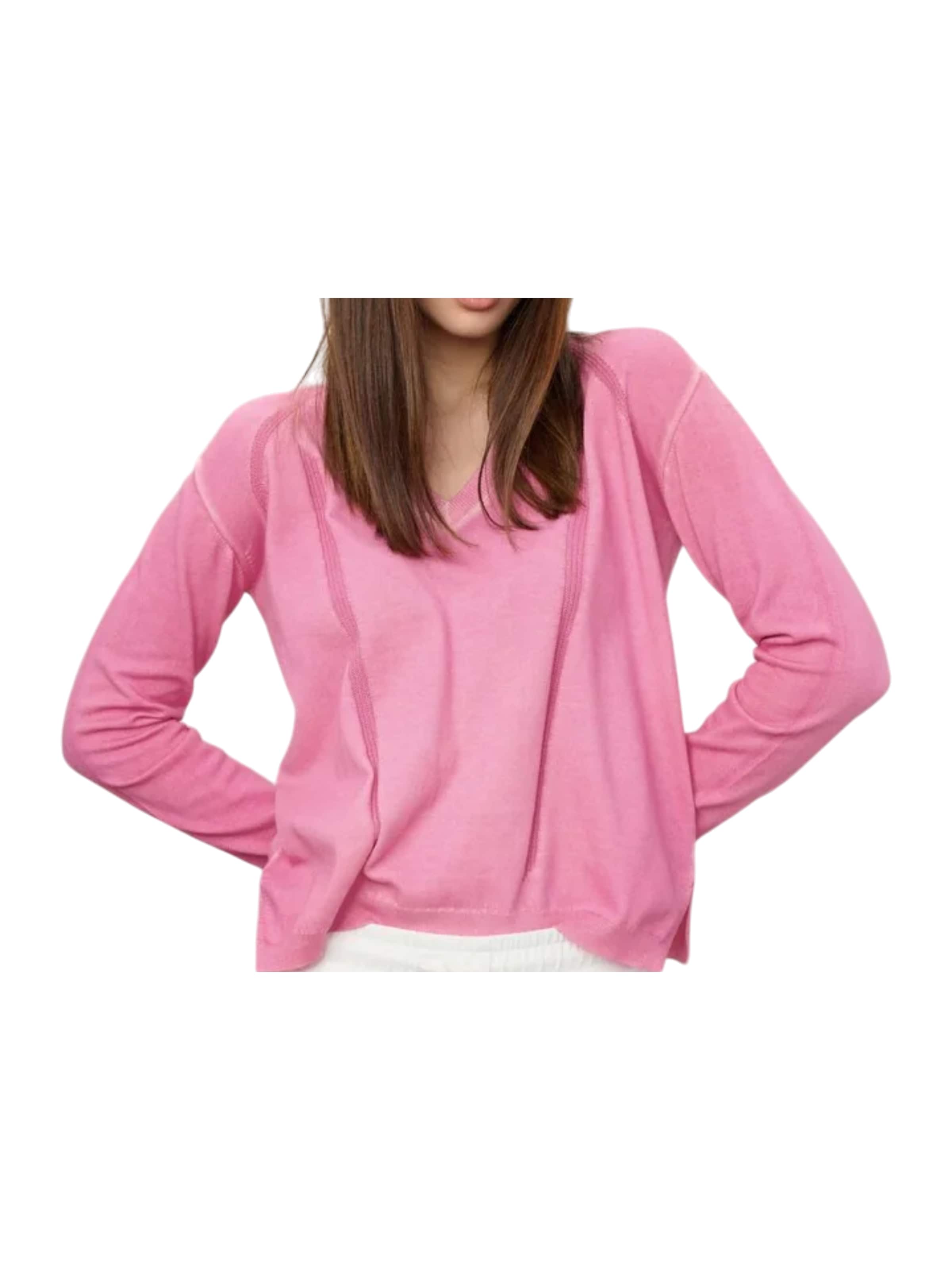 Blauer Trui in Roze