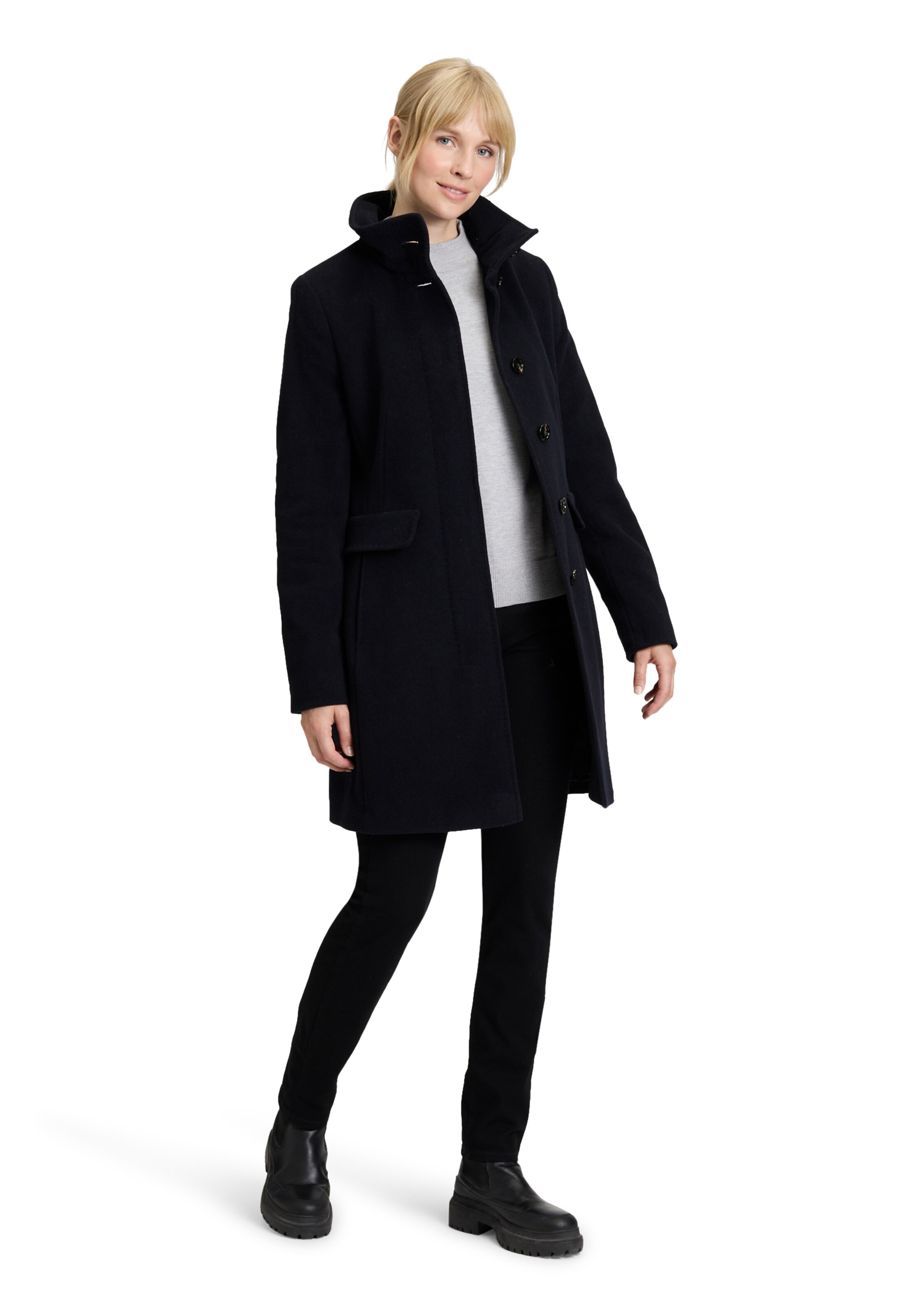 GIL BRET Between-Seasons Coat in Blue