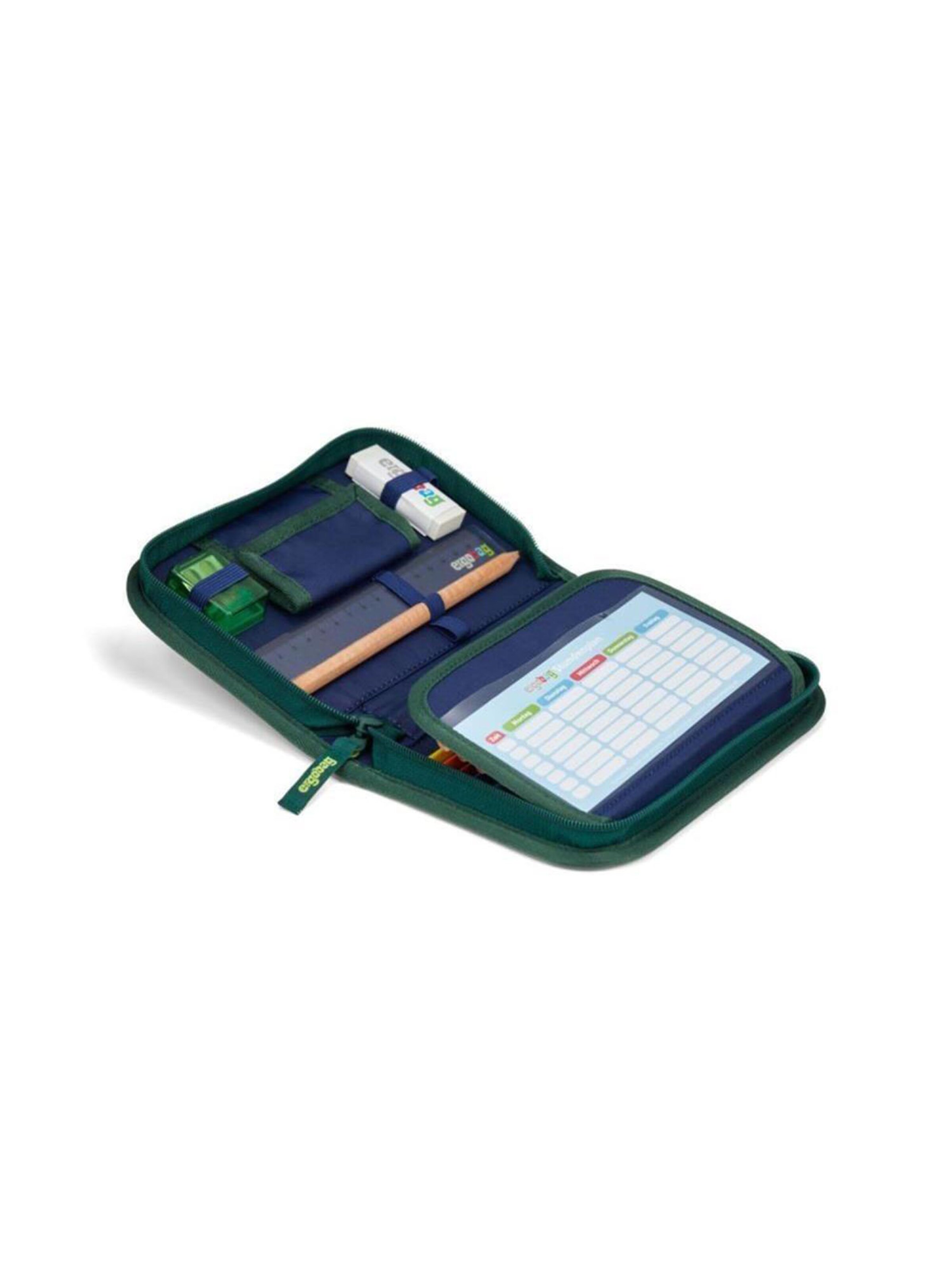 ergobag Rucksack 'Cubo Set 5 tlg'‌‌‌‌‌‌‌‌‌ in Grün