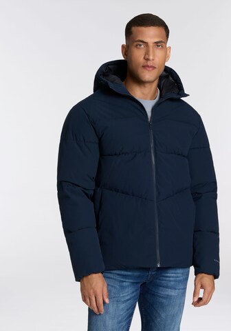 JACK & JONES Winter Jacket in Blue: front