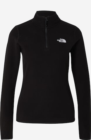 THE NORTH FACE Sportsweatshirt '100 GLACIER' in Schwarz: Vorderseite