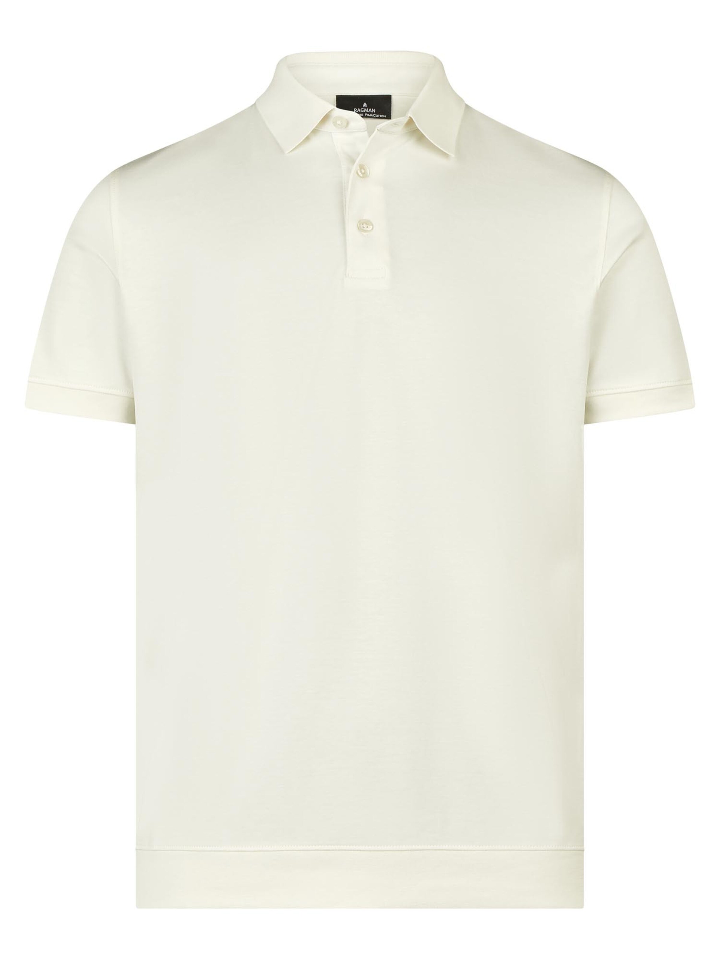 Ragman Shirt 'Basic' in White: front
