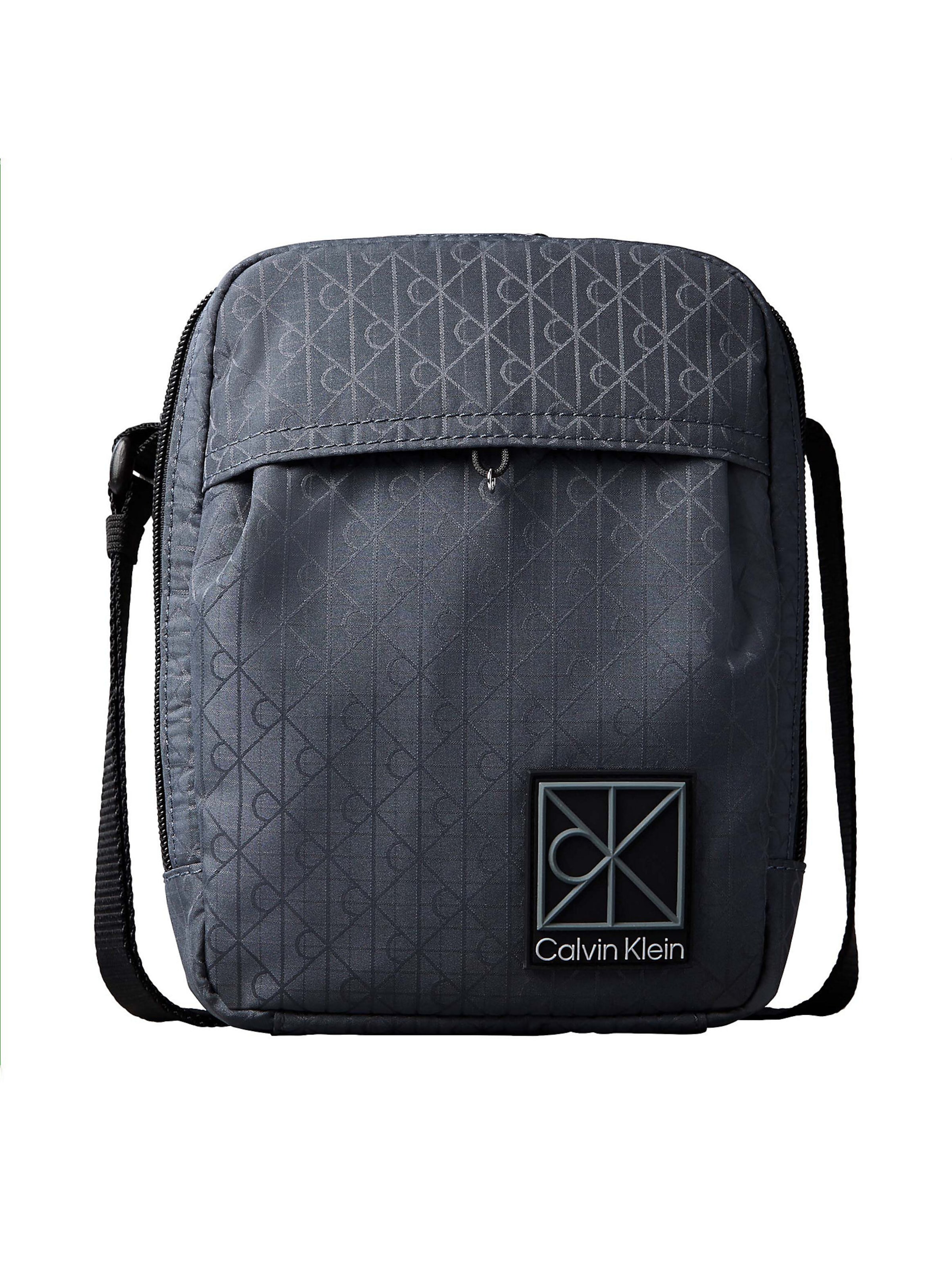 Calvin Klein Crossbody bag in Grey: front