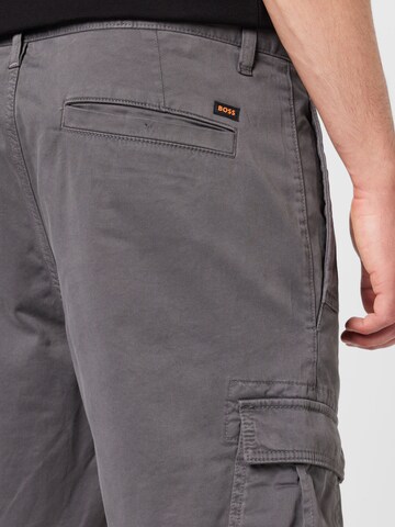 BOSS Orange Regular Cargo trousers 'Sisla'' in Grey