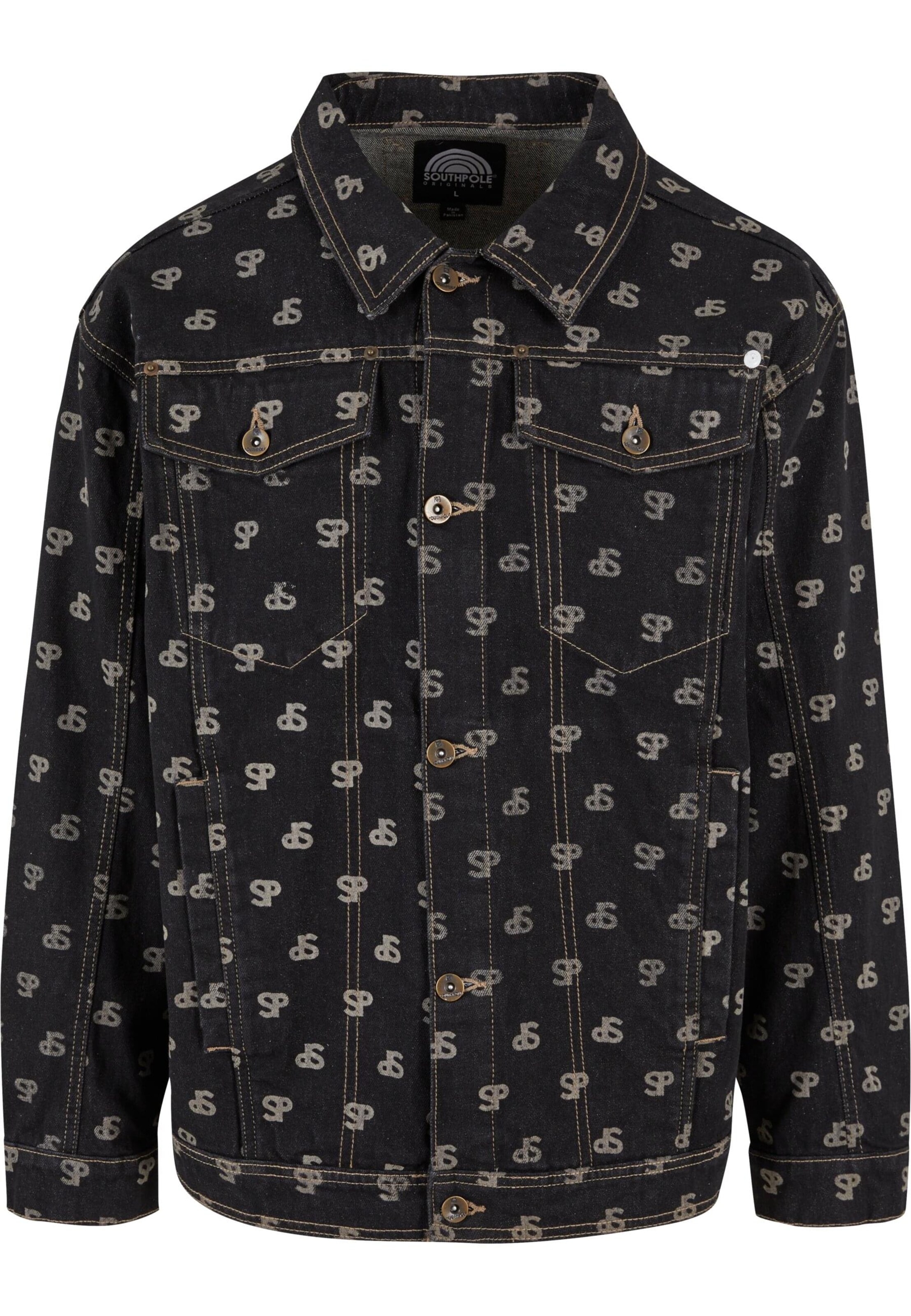 SOUTHPOLE Between-season jacket in Black: front