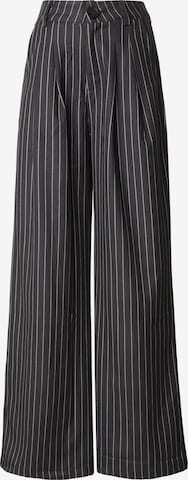 Wide Leg Pantalon à pince Another Cotton Lab en gris : devant