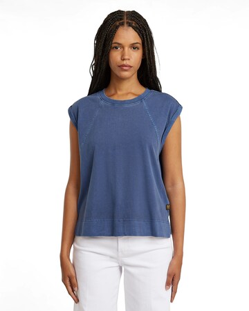 T-shirt G-STAR en bleu : devant