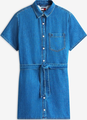 mėlyna Tommy Jeans Palaidinės tipo suknelė: priekis