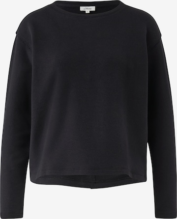 Felpa di s.Oliver in nero: frontale