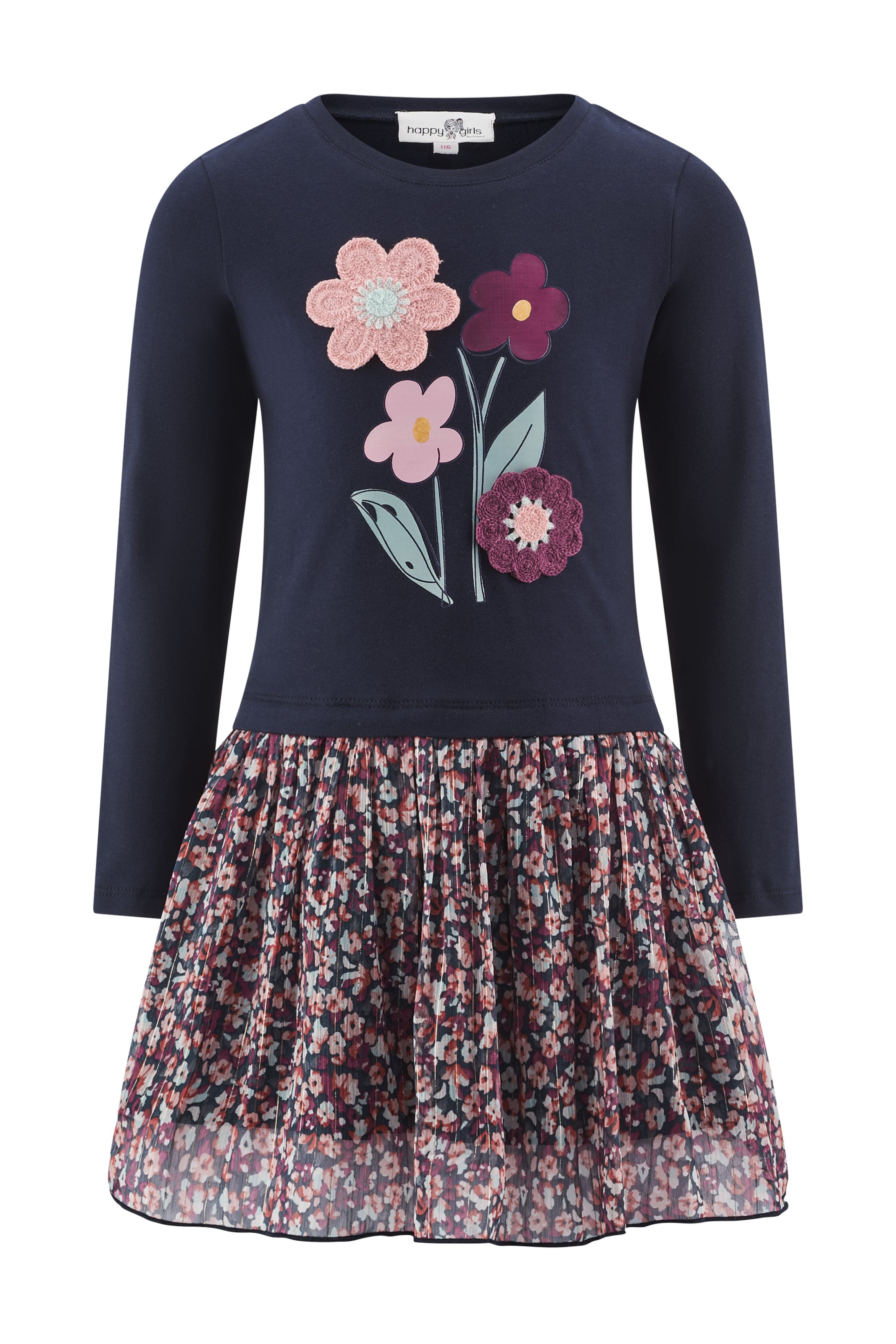 happy girls Jurk in Blauw: voorkant