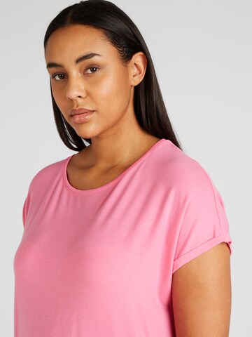 Vero Moda Curve T-shirt 'AYA' i rosa