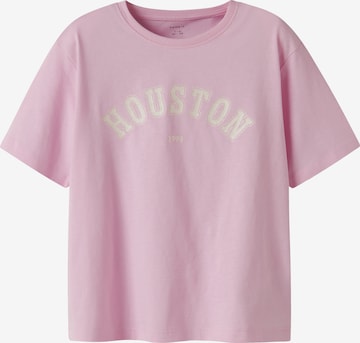 NAME IT Футболка 'NKFKASSANDRA' в Ярко-розовый: спереди