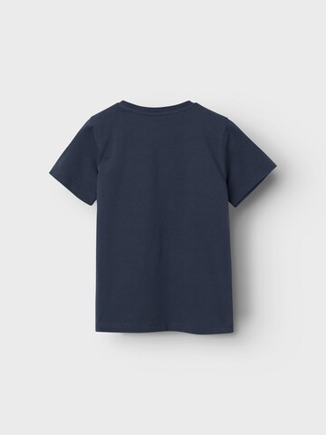 NAME IT Shirt 'Derry Hot Wheels' in Blauw