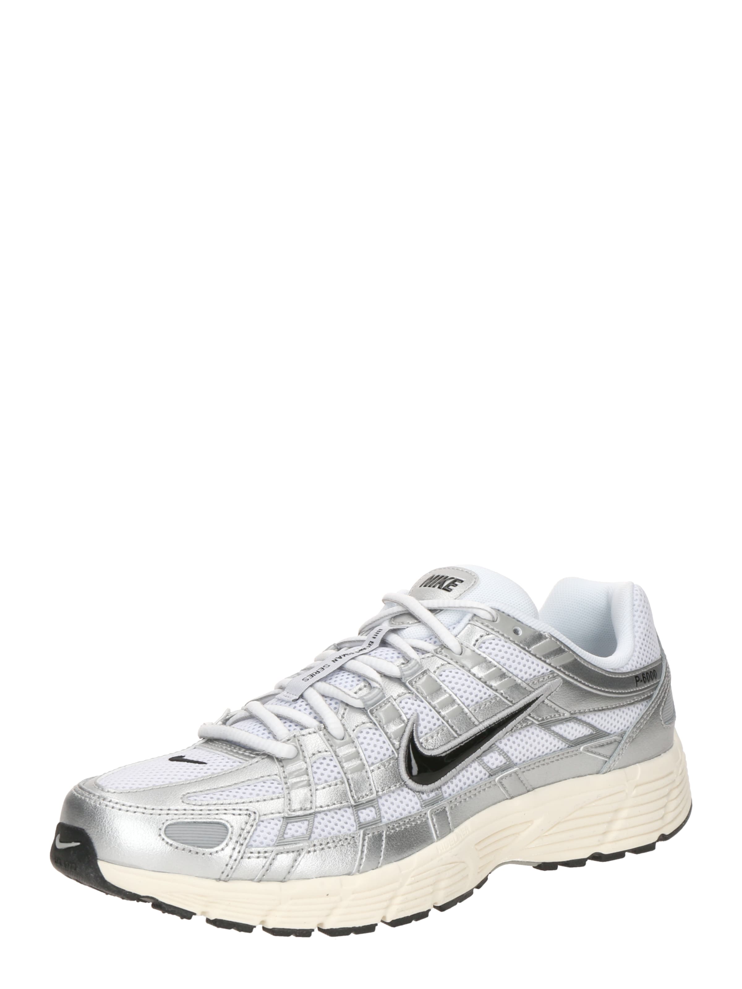 Nike Sportswear Zapatillas deportivas bajas 'P-6000' en 39 en negro / plata / blanco, Vista del producto