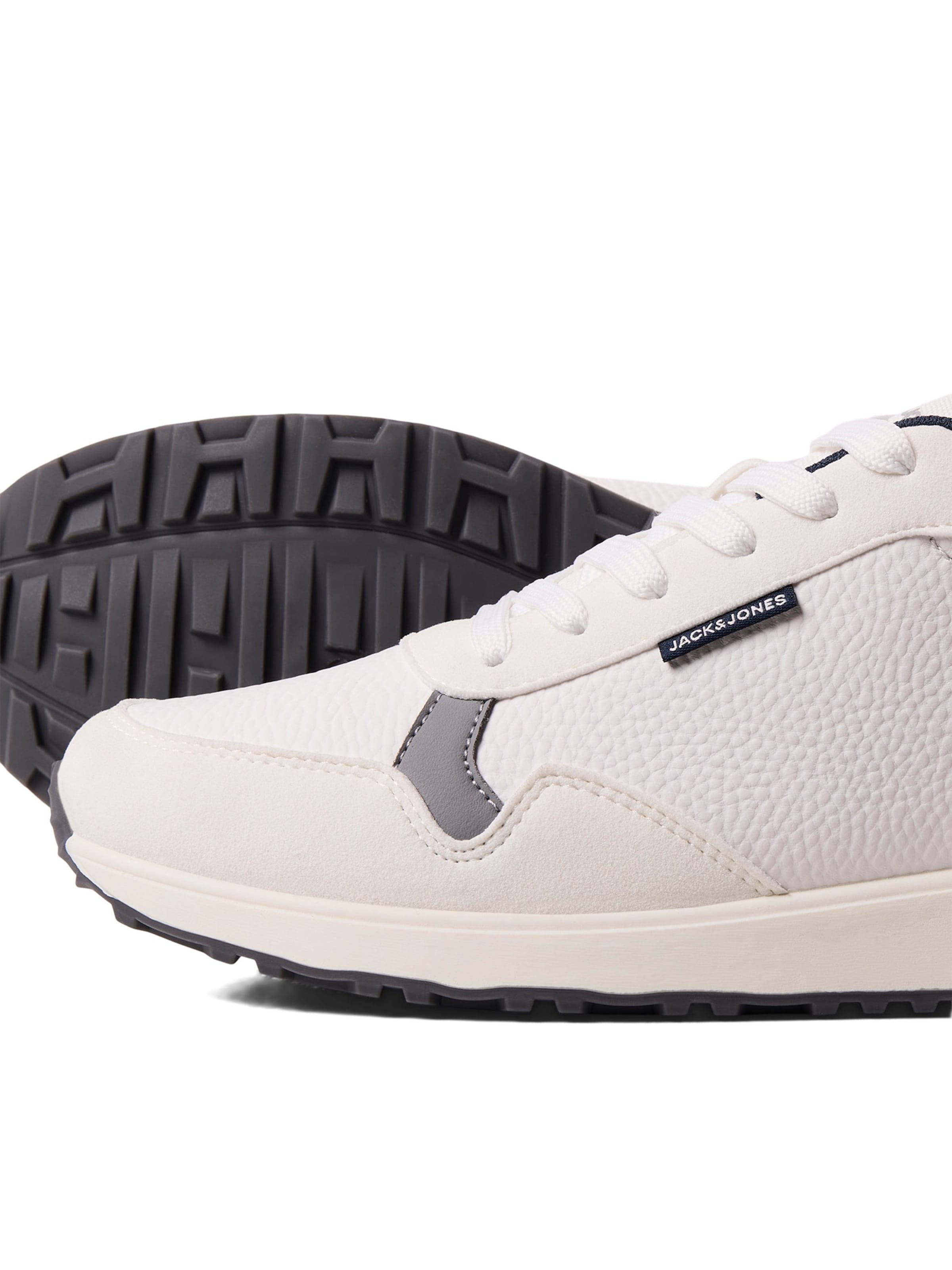 JACK & JONES Σνίκερ χαμηλό 'JFWBOWDEN' σε λευκό