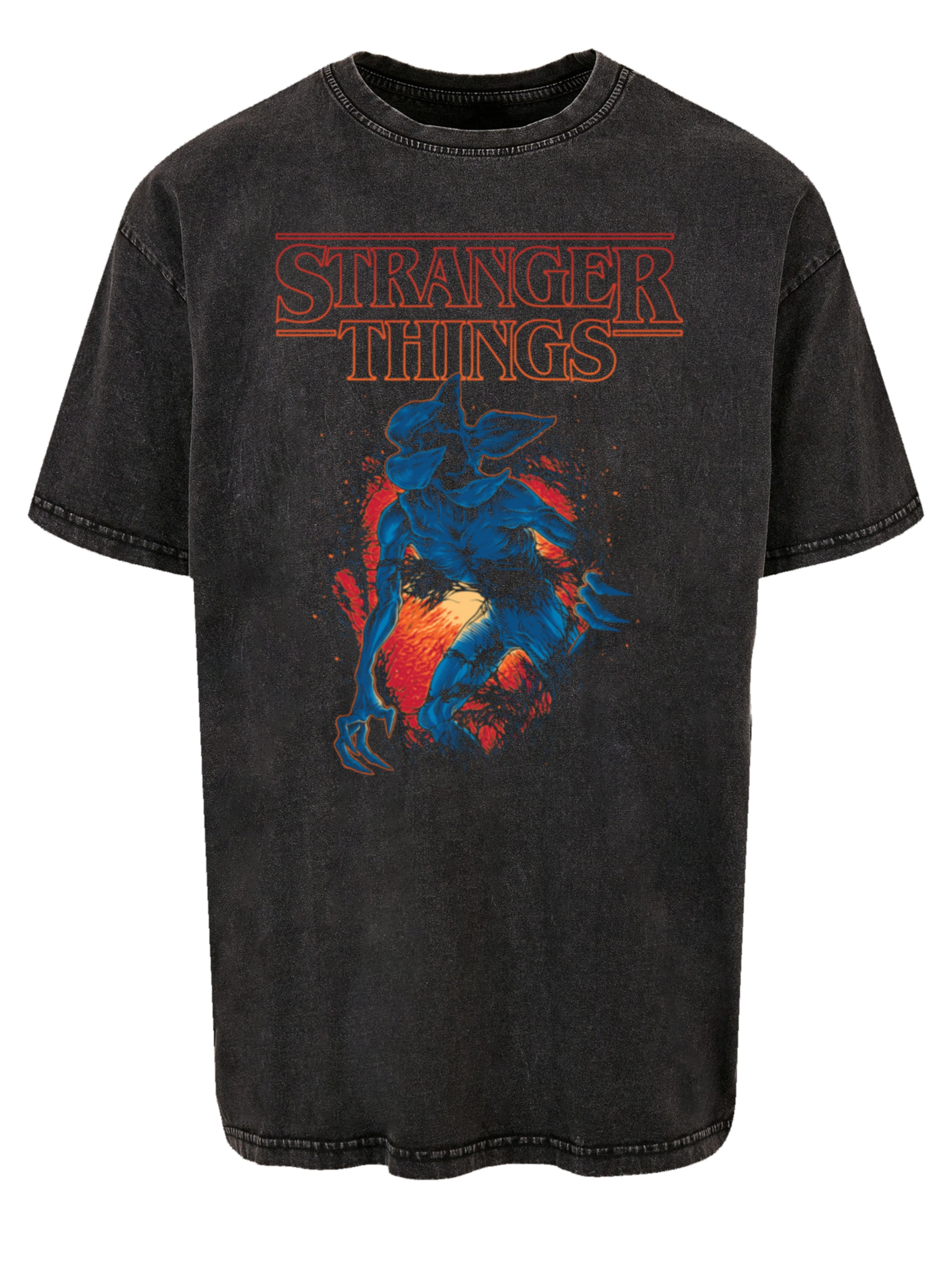 T-Shirt F4NT4STIC en noir : devant