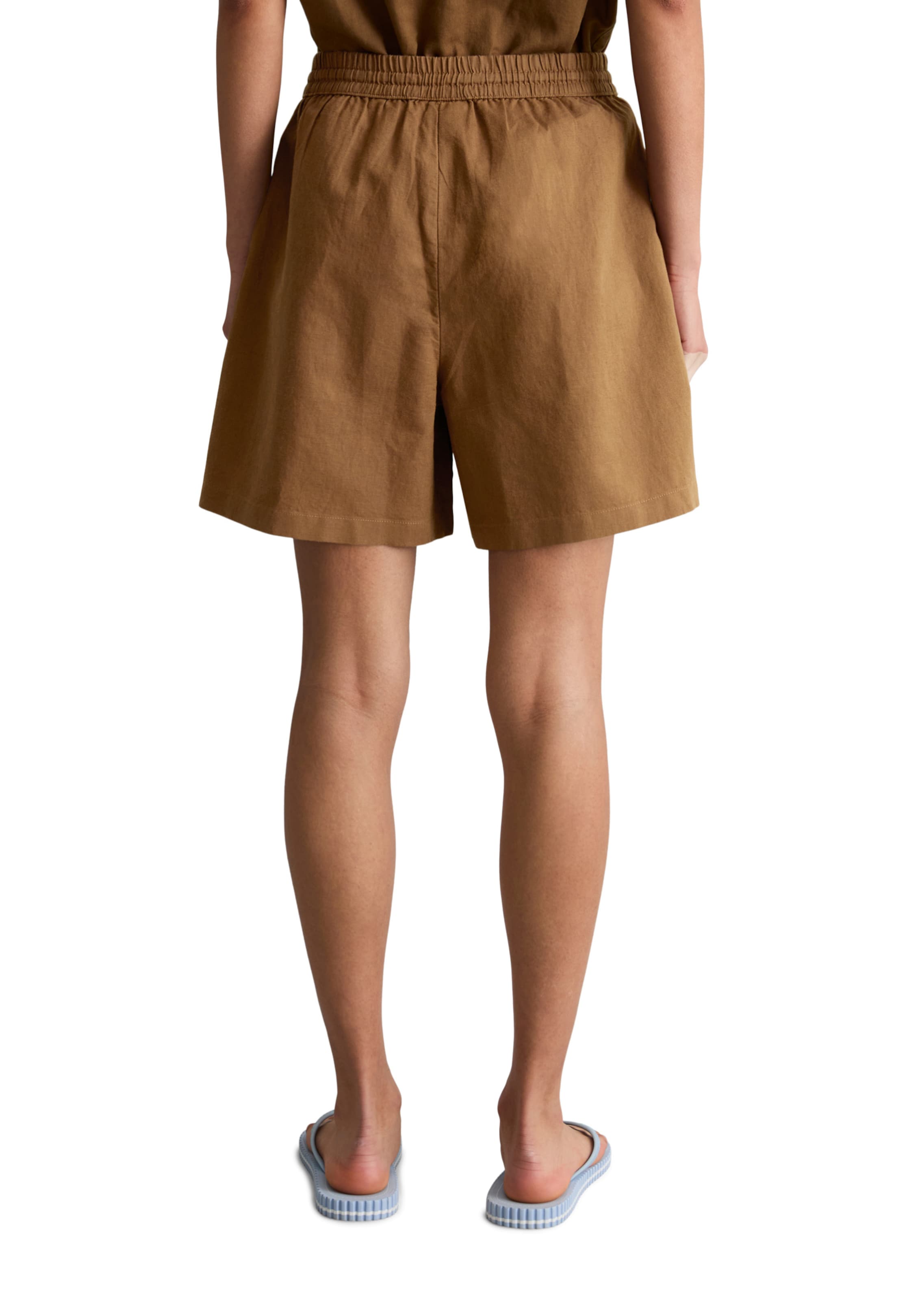 Marc O'Polo DENIM Loosefit Hose in Braun