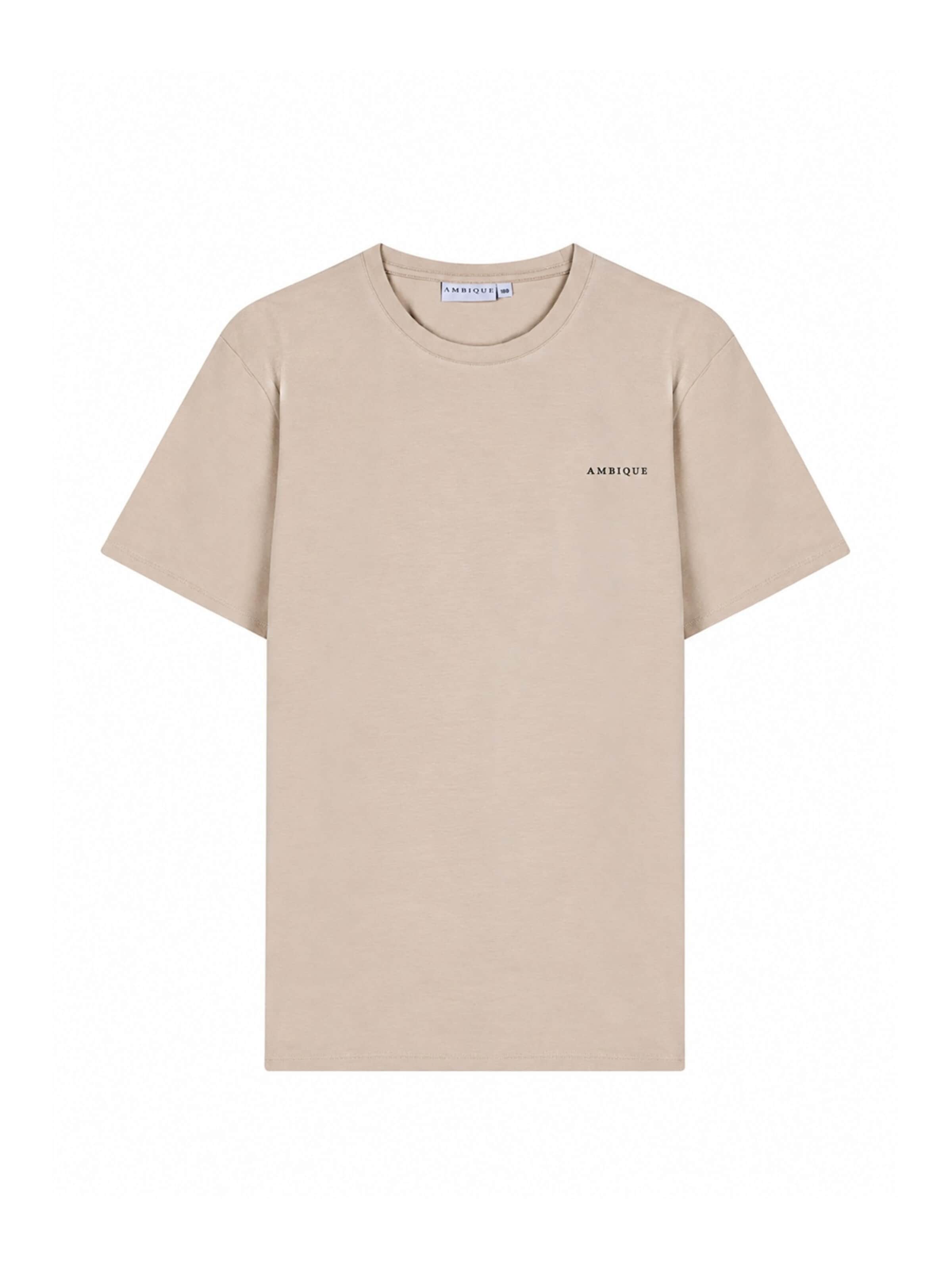 AMBIQUE Shirt 'JUSTIN' in Beige: front