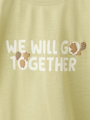 MANGO KIDS Shirt 'ERIVER' in Geel