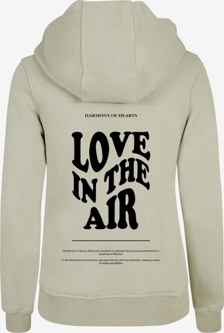 Sweat-shirt 'Love In The Air' Merchcode en vert