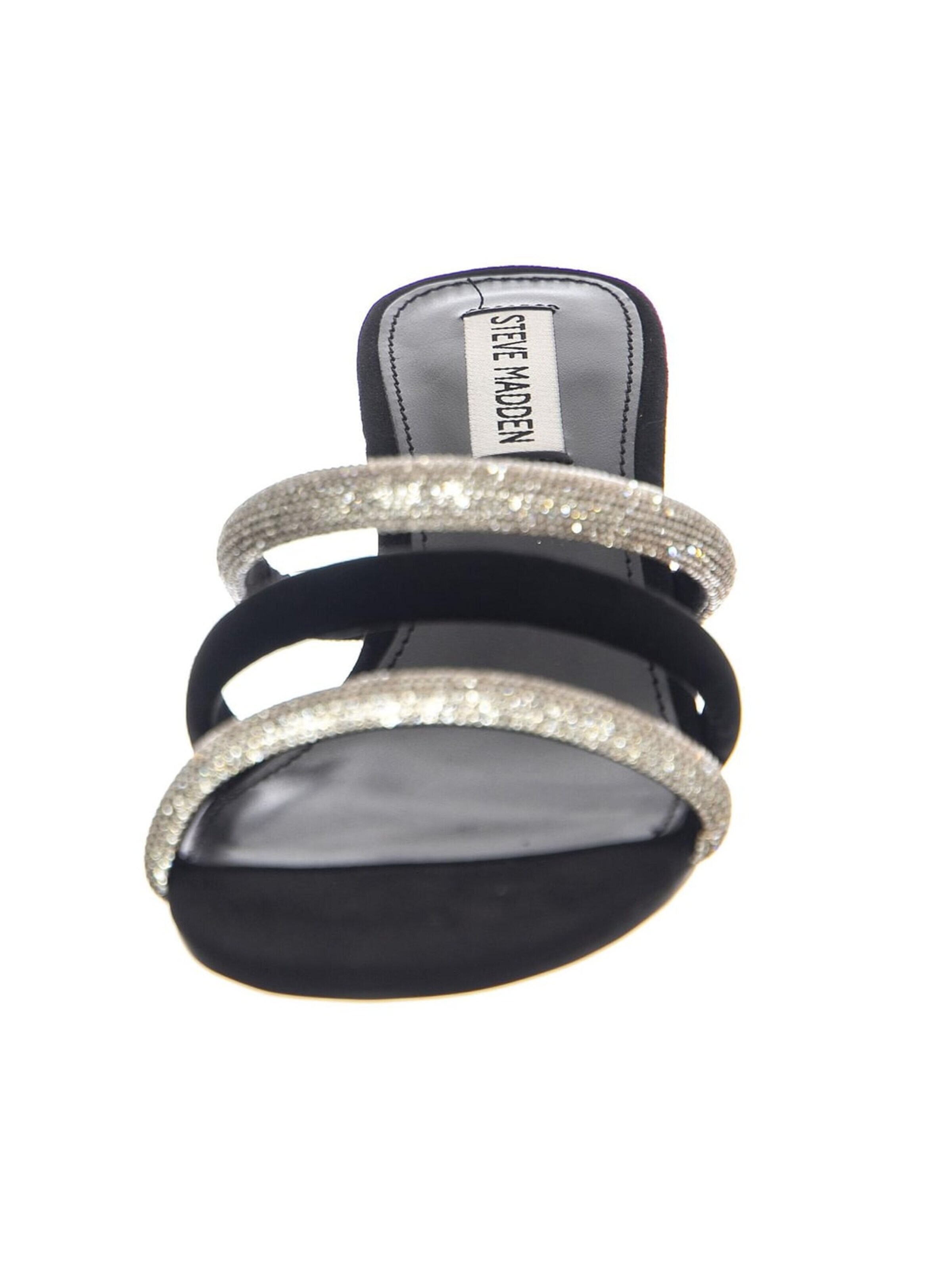 STEVE MADDEN Sandały 'Kairo Black Silver' w kolorze czarny