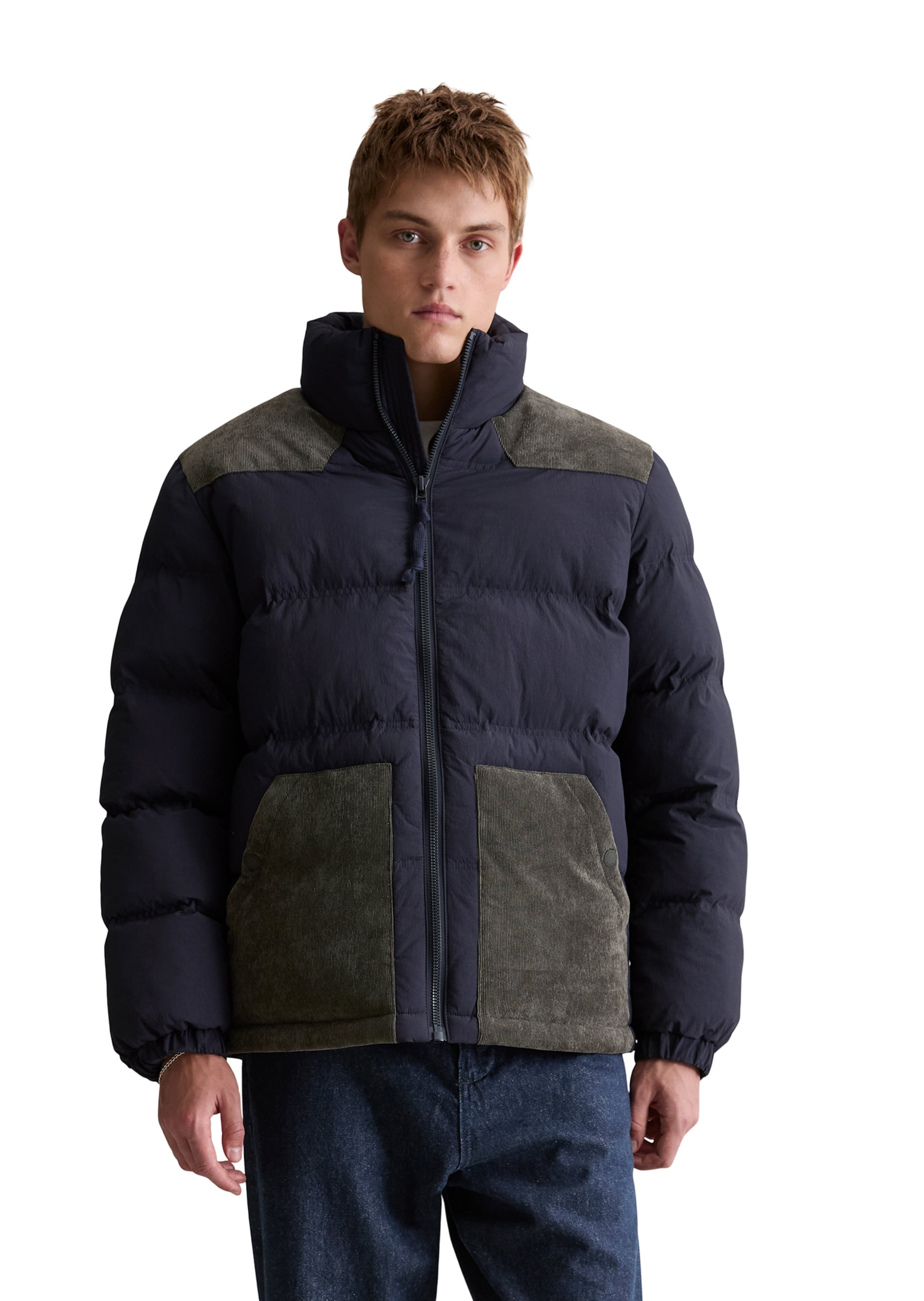 Marc O'Polo DENIM Klederdrachtjas in Blauw: voorkant