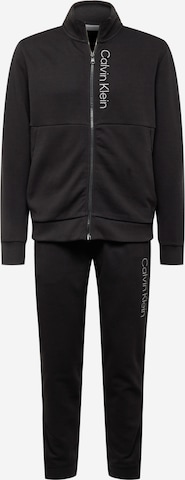 Calvin Klein Joggingpak in Zwart: voorkant