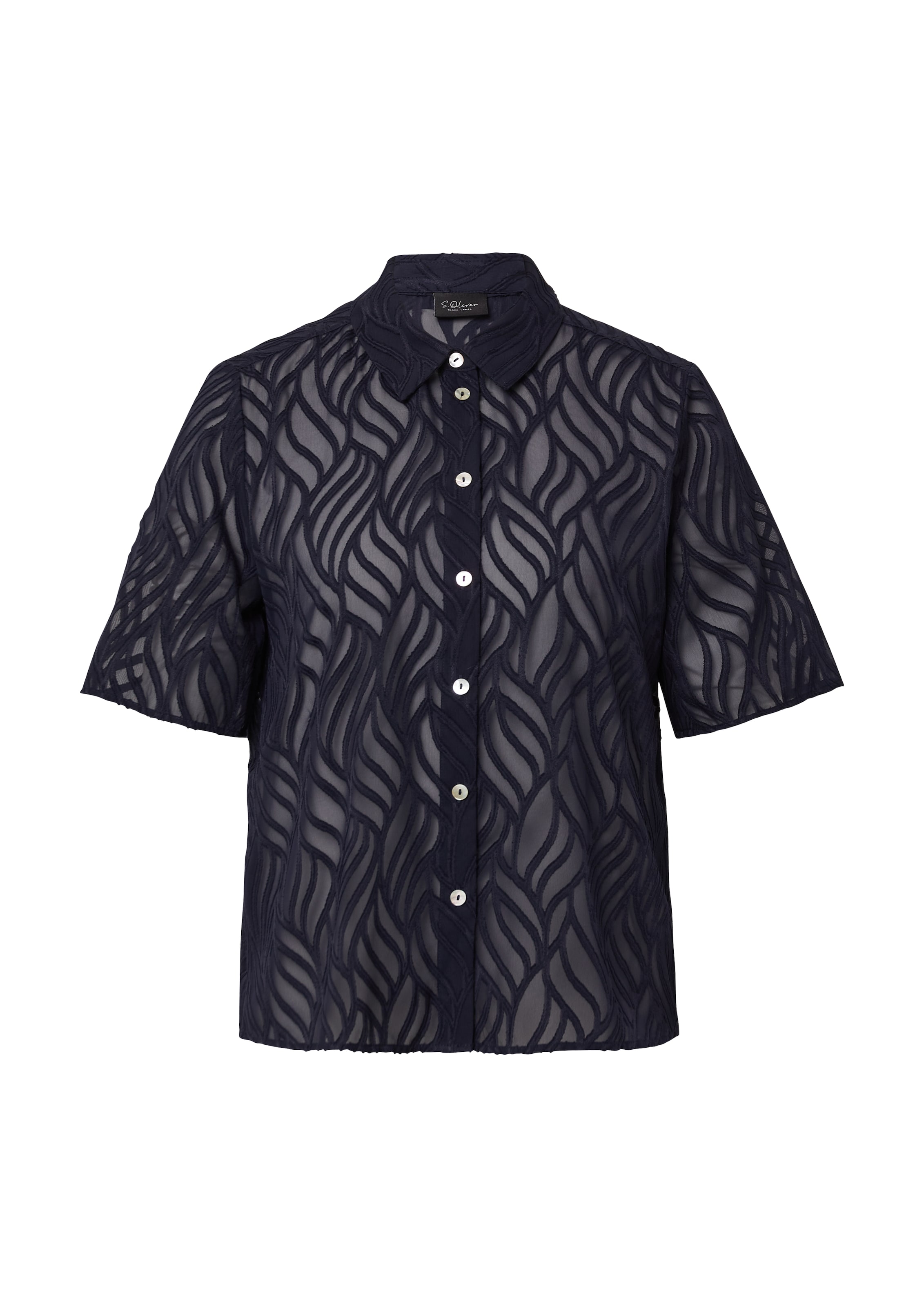 s.Oliver BLACK LABEL Blouse in Blauw: voorkant