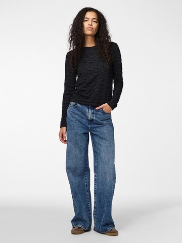 PIECES Shirt 'OLLINE' in Black