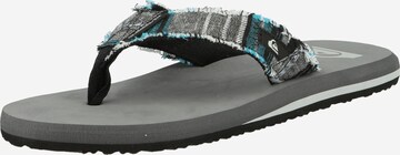 QUIKSILVER T-bar sandals 'Monkey Abiss' in Grey: front