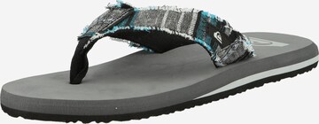 QUIKSILVER - Sandalias de dedo 'Monkey Abiss' en gris: frente