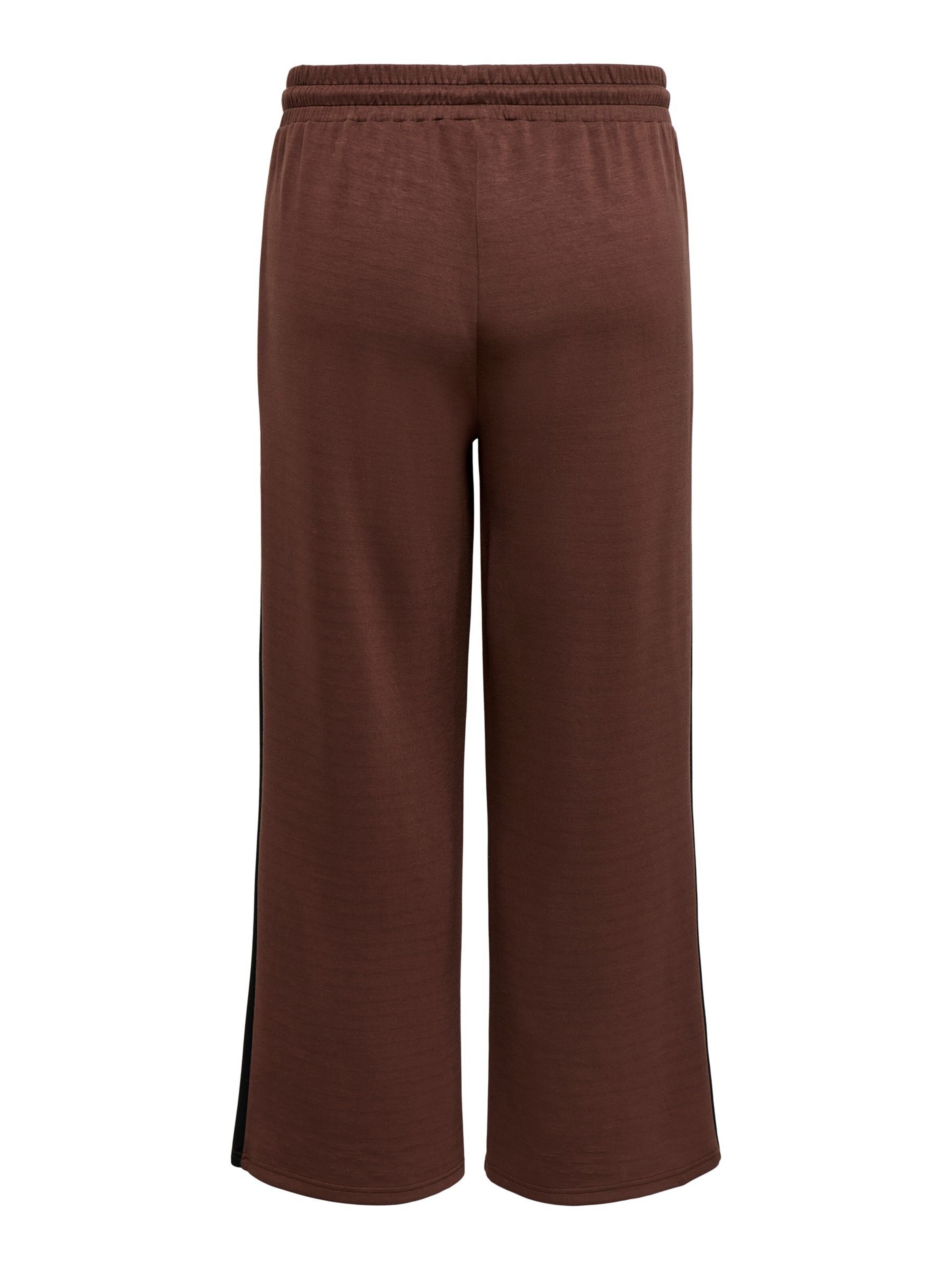 ONLY Carmakoma Regular Broek 'CARLeah' in Bruin