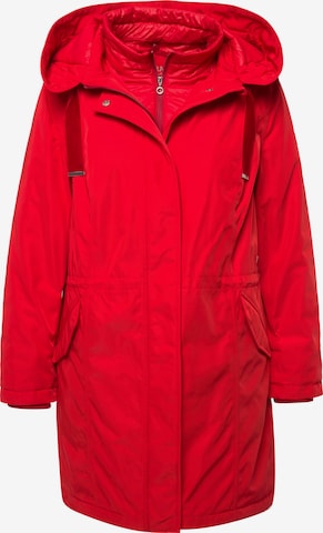 Ulla Popken Raincoat in Red: front