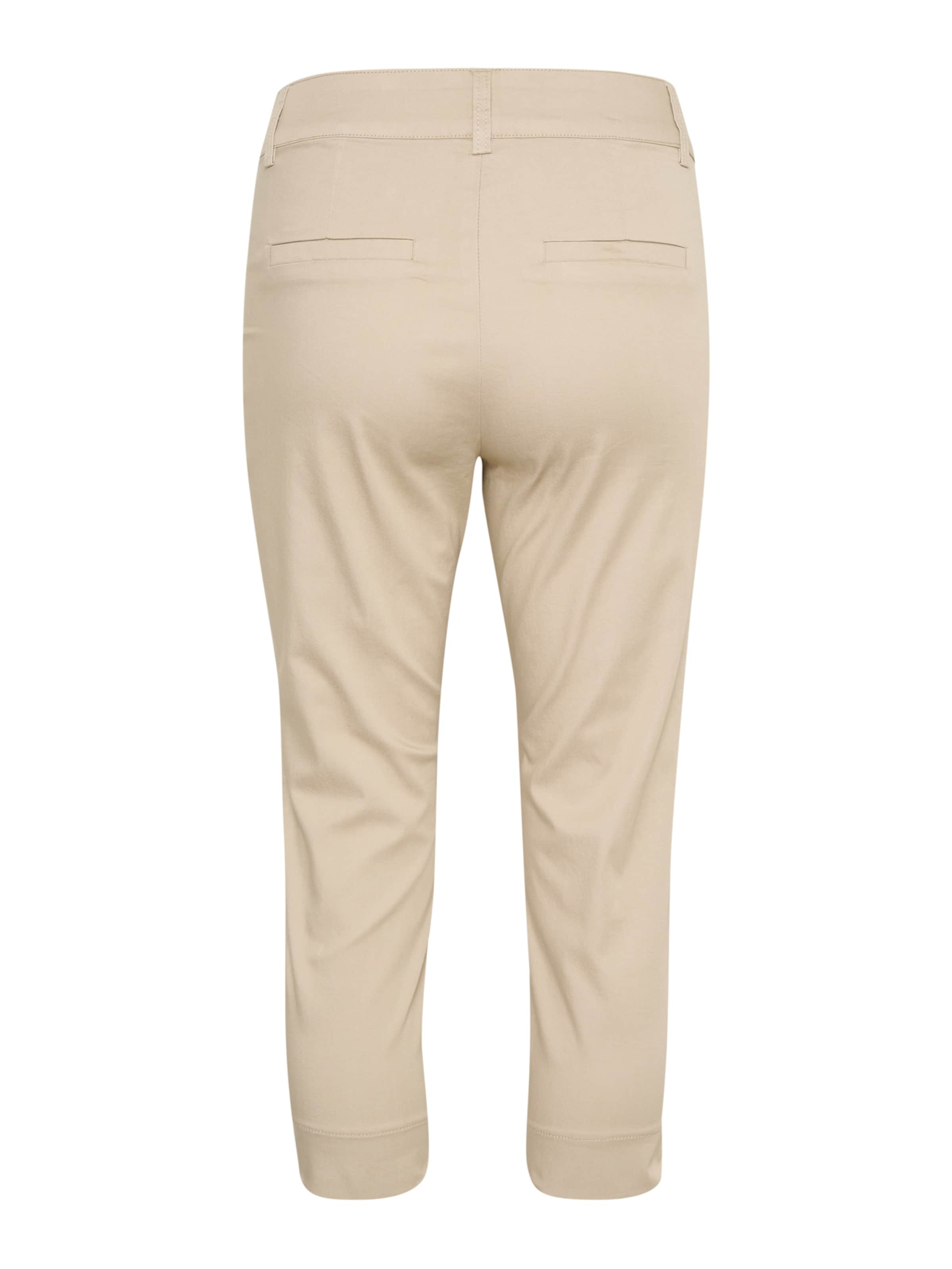 Kaffe Slimfit Housut 'KALea' värissä beige