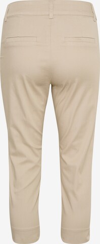 Kaffe Slimfit Hose 'Lea' in Beige