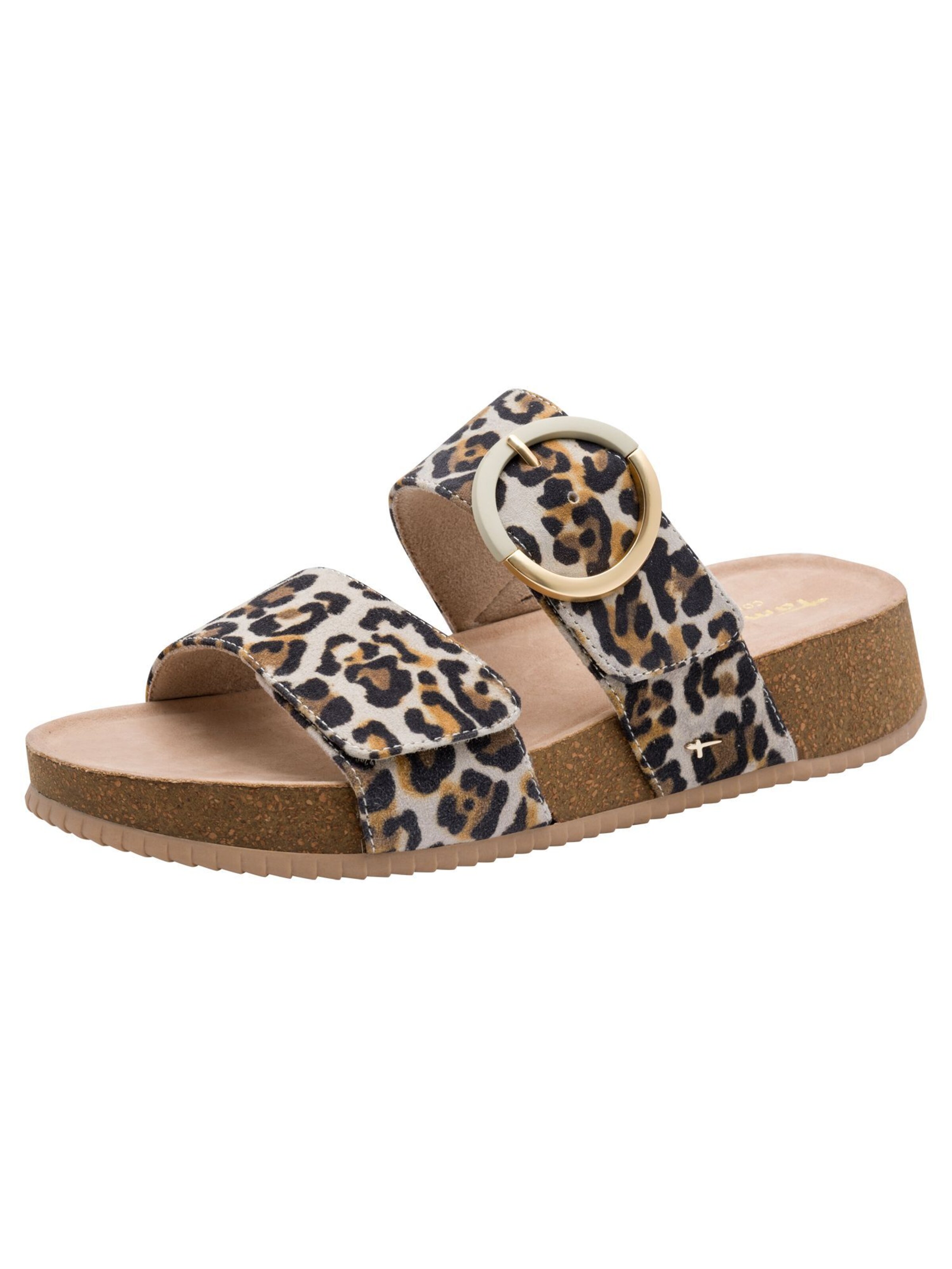 Tamaris Pantolette in Braun: Vorderseite