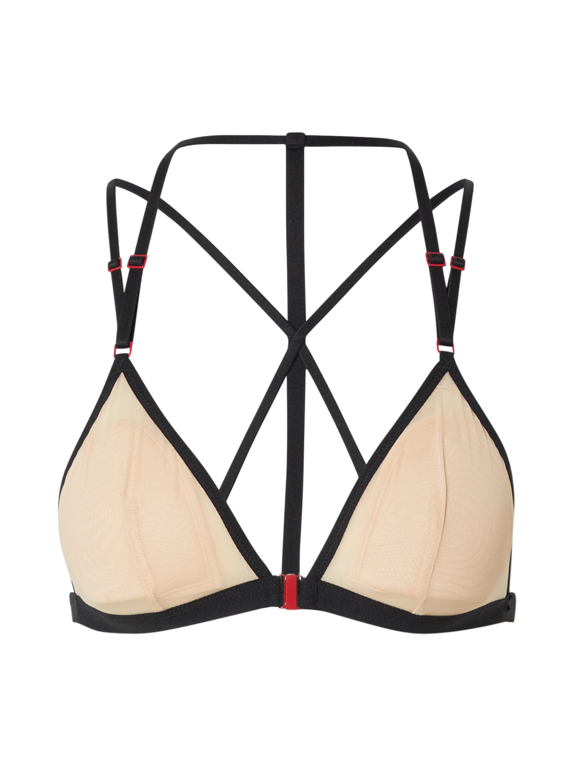 Scandale éco-lingerie Triangle Bra in Beige: front