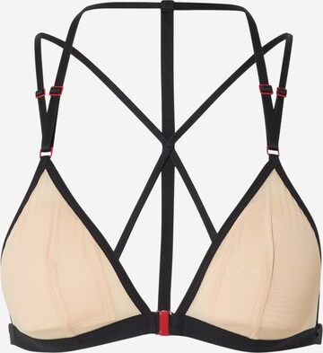 Triangle Soutien-gorge Scandale éco-lingerie en beige : devant